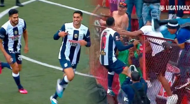 Pablo Sabbag le da el 1-0 a Alianza Lima en Cajamarca.