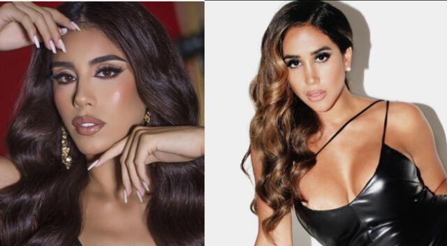 Melissa Paredes y aspirante a Miss Perú que se parece a ella.