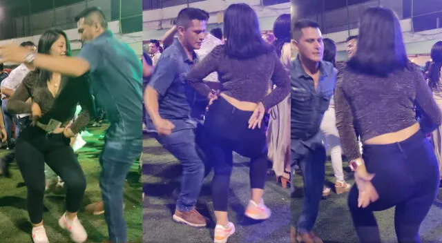 Peruanos se lucieron bailando en fiesta cajamarquina y fueron sensación en las redes sociales.