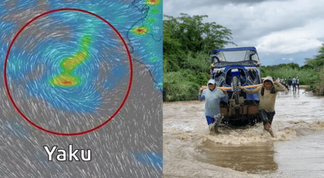 El ciclón Yaku ocasionó inundaciones en varias zonas del norte de nuestro país.