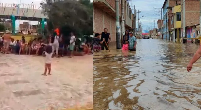 Damnificados quedaron con las aguas hasta el pecho tras las intensas lluvias.