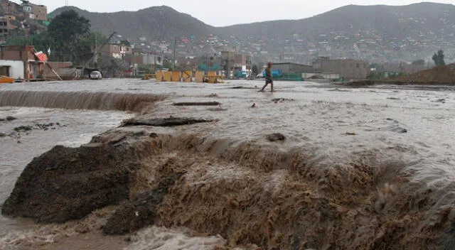 Lluvias podrían activar quebradas y generar huaicos.