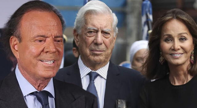 Julio Iglesias defendió a su expareja Isabel Preysler de los comentarios de Mario Vargas Llosa.