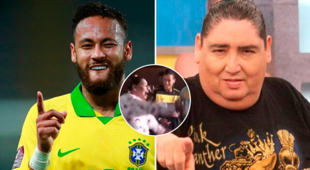 Tongo tuvo un encuentro nada menos que con la estrella Neymar.