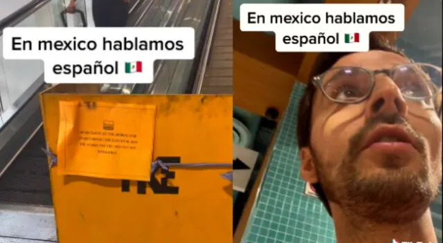 El joven fue a comunicarle a una trabajadora del negocio.