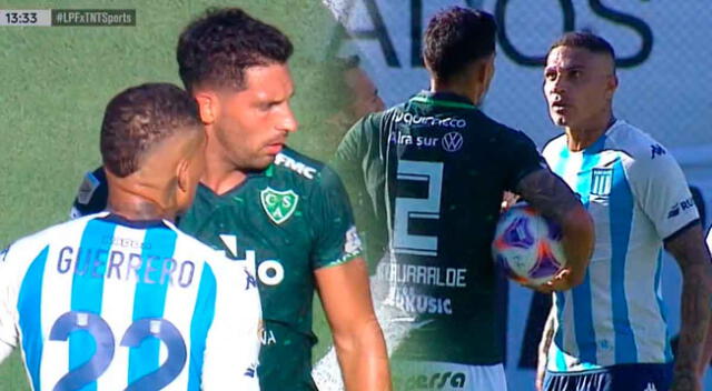 Paolo Guerrero estuvo filoso con Juan Manuel Insaurralde.