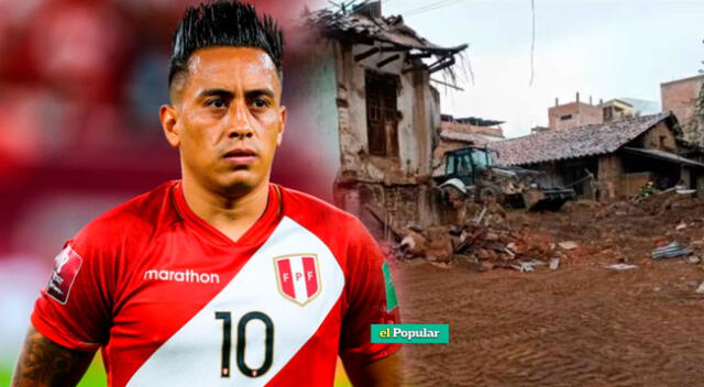 Christian Cueva compartió cómo quedó la casa en la que dio sus primeros pasos en el fútbol.