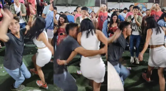 Baile de los jóvenes peruanos al ritmo de huayno se hizo viral en las redes sociales.