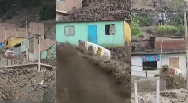 Huaicos y lluvias en Lima ponen en alerta a la población que se ve afectada durante los últimos días.