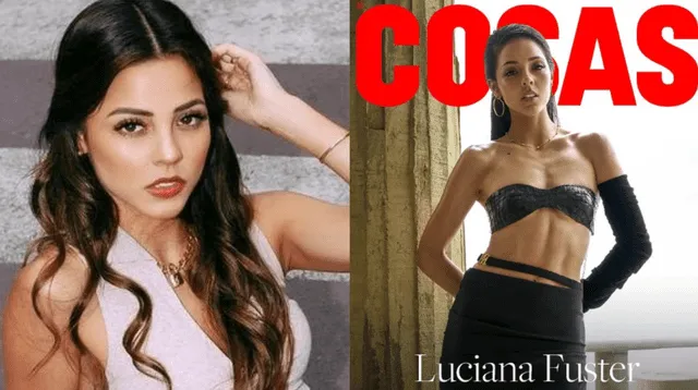 Luciana Fuster se luce en la portada de la revista 'Cosas'.