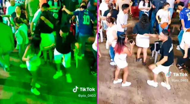 La pareja sorprendió con sus increíbles pasos de baile.