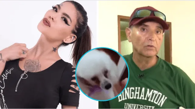 Angie Jibaja es acusada de robar mascota a sujeto.