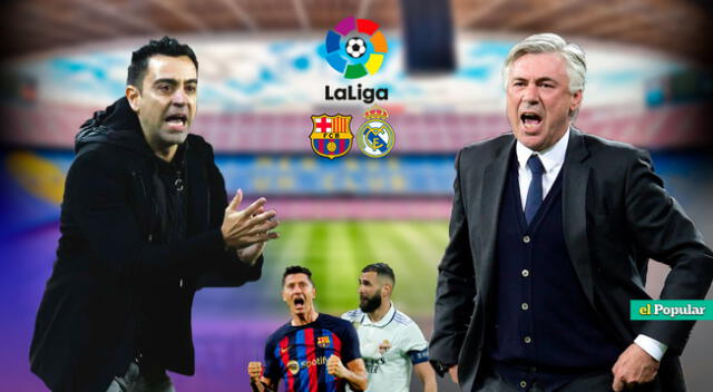 Barcelona y Real Madrid miden fuerzas por LaLiga de España. Sigue todos los datos aquí.