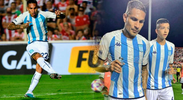 Paolo Guerrero anotó una vez más con la camiseta de Racing.