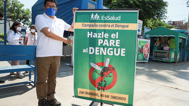 Todos  unidos para combatir el dengue.