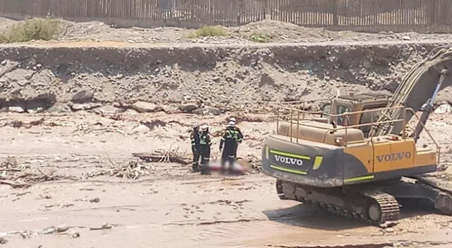 Cuerpo tenía pocos días de haber fallecido, se cree que habría sido víctima de los huaicos.