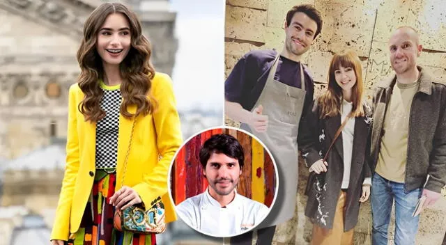 Lily Collins sorprendió a sus fans peruanos al lucirse en local de Virgilio Martinez