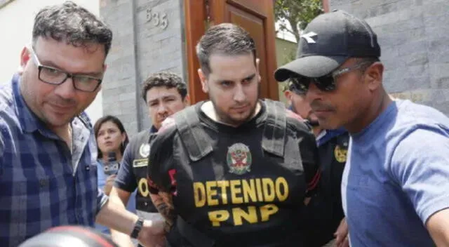 "El Español", detenido por la PNP por presuntamente integrar una organización criminal.