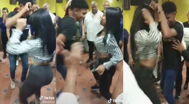 Particular escena de jóvenes bailando tambor venezolano se hizo viral en las redes sociales.