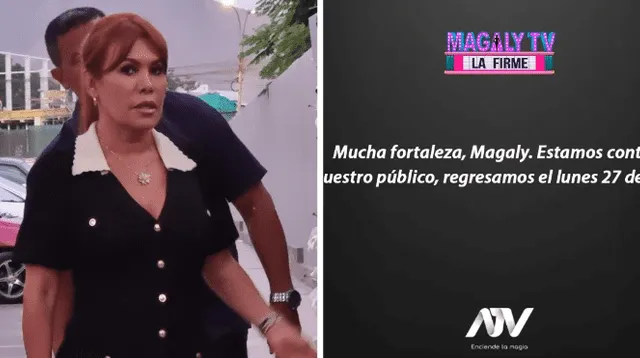 Magaly Medina vuelve el 27 de marzo.