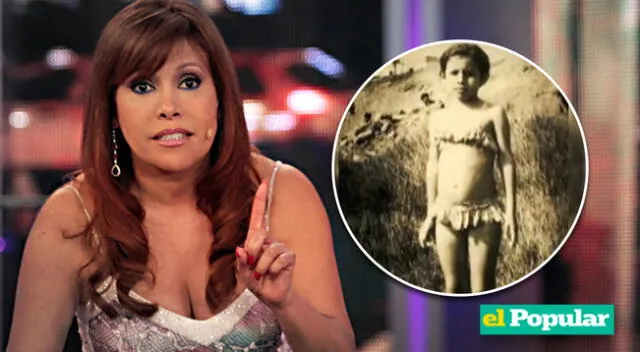 Magaly Medina recordó a que edad utilizó su primer bikini y quien se lo realizó.