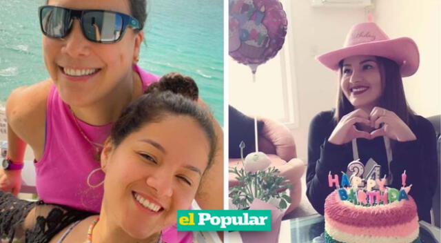 Katty García recibe emotivo saludo de su pareja Karim Vidal por su cumpleaños.