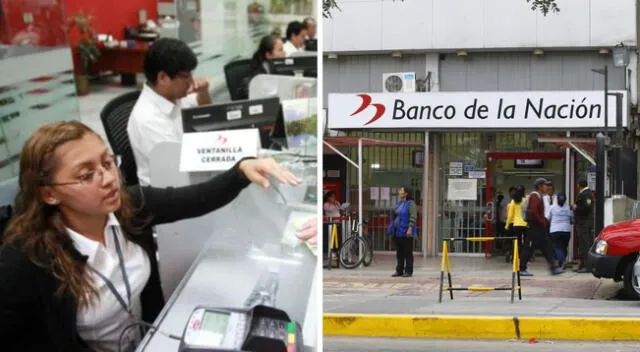 Los puestos de trabajo que ofrece el Banco de la Nación cuentan con sueldos de S/4.008 y S/6.843 mensuales.