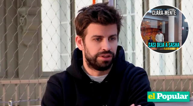 Gerard Piqué se olvidó de Sasha al interior de una tienda y generó críticas