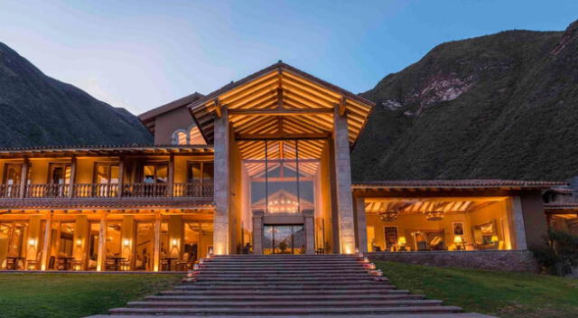 Este hotel se encuentra en el medio de los Andes, entre Cusco y Machu Picchu.