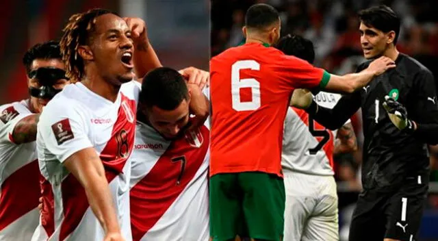 La selección peruana se enfrentó ante Marruecos.