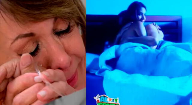 Al fondo hay sitio: Claudia grabó video hot con Diego Montalván.