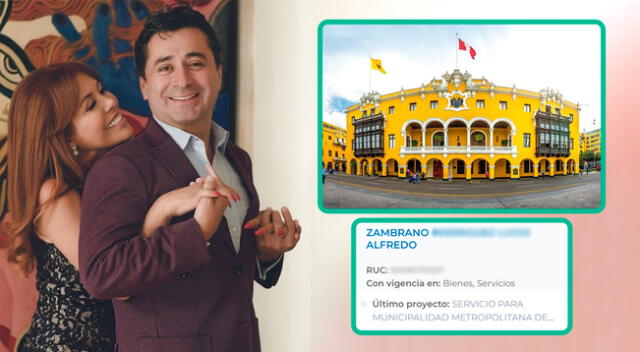Alfredo Zambrano cuestionado en redes sociales tras darse a conocer contratos que tuvo con la Municipalidad de Lima.