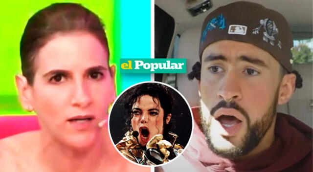 Gigi Mitre rechaza comparación entre Bad Bunny y Michael Jackson.