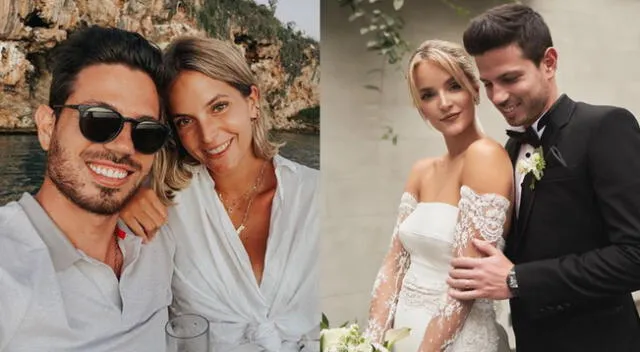 Carolina Braedt y Bruno Vega se casaron a inicios de 2022.