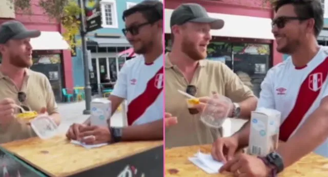 Estadounidense prueba por primera vez ají de gallina y sabor es viral en TikTok.