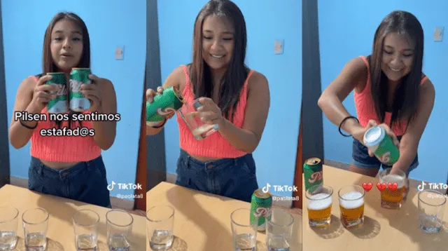 Estafa de cerveza Pilsen es viral en TikTok.