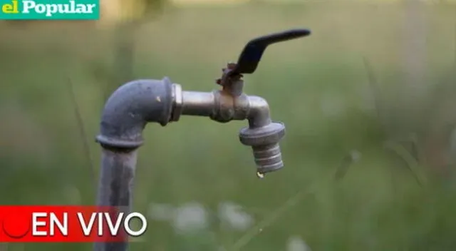 Corte de agua para este sábado 1 de abril.