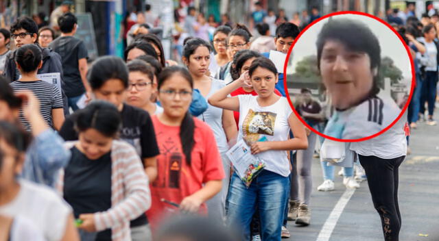 Estudiante corría hacia San Marcos como si no hubiera un mañana.