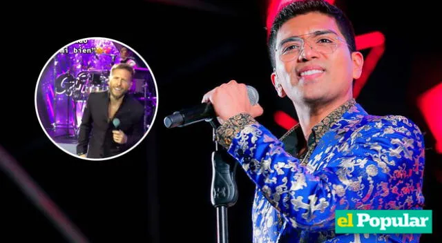 Noel Schajris la rompió con Christian Yaipén en escenario de concierto del Grupo 5