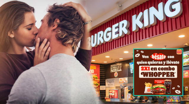 Burger King te premiará en el Día del Beso, por eso no te lo puedes perder.