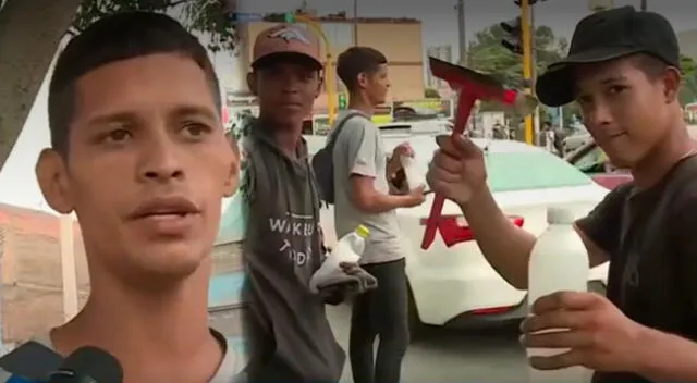 Limpiaparabrisas teme quedarse sin trabajo y es el único sustento para su familia.