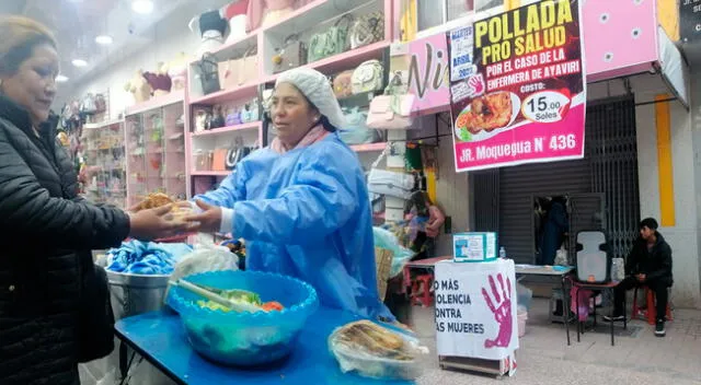 Familia de enfermera realizó pollada para recaudar dinero y darle el último adiós.