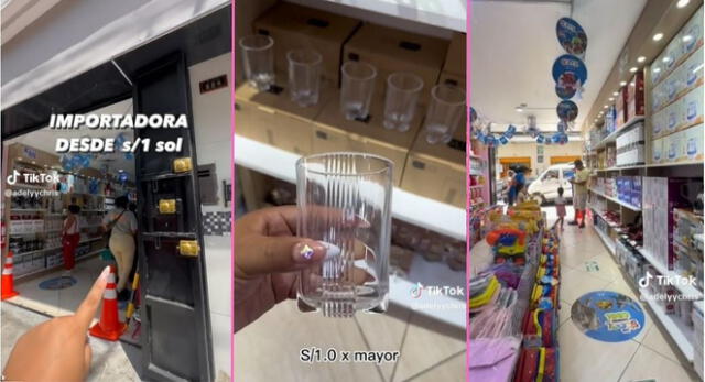 Una joven peruana va al Centro de Lima y encuentra una tienda que vende productos desde 1 sol.
