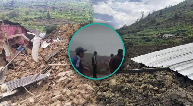 Poblador de Huaral grabó el preciso momento de la huida en medio del deslizamiento de rocas.