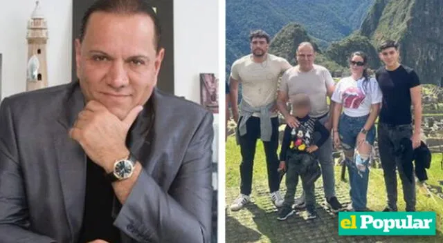 Mauricio Diez Canseco celebra su cumpleaños con sus hijos en Machu Picchu