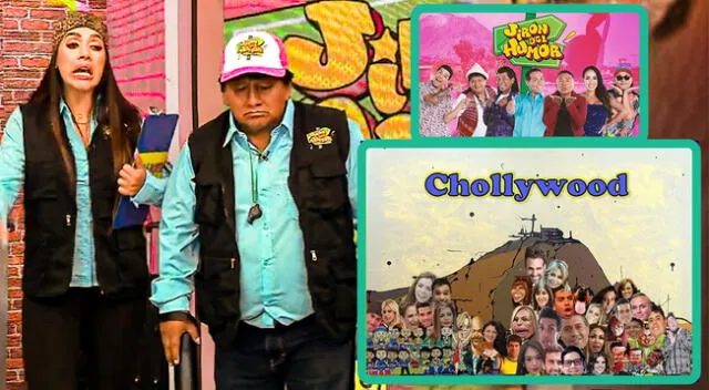 Cómicos de "Jirón del humor" llaman huachafos a famosos peruanos que cambian su acento nacional en otro país.