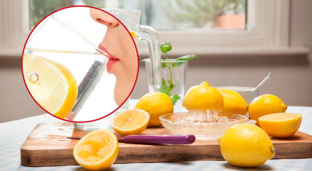 Qué se dice de tomar agua tibia con limón en ayunas.
