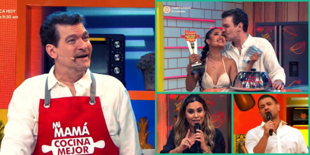 Sebastián Ligarde y Mayella Lloclla se llevan premio de "Mi mamá cocina mejor que la tuya".