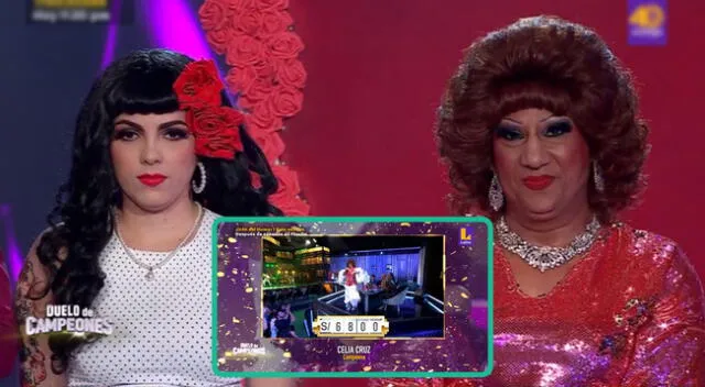 Imitador de Celia Cruz se impone sobre la de Mon Laferte.