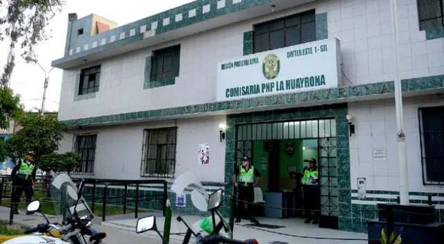 Comisaría donde mujer denunció los maltratos de su pareja.